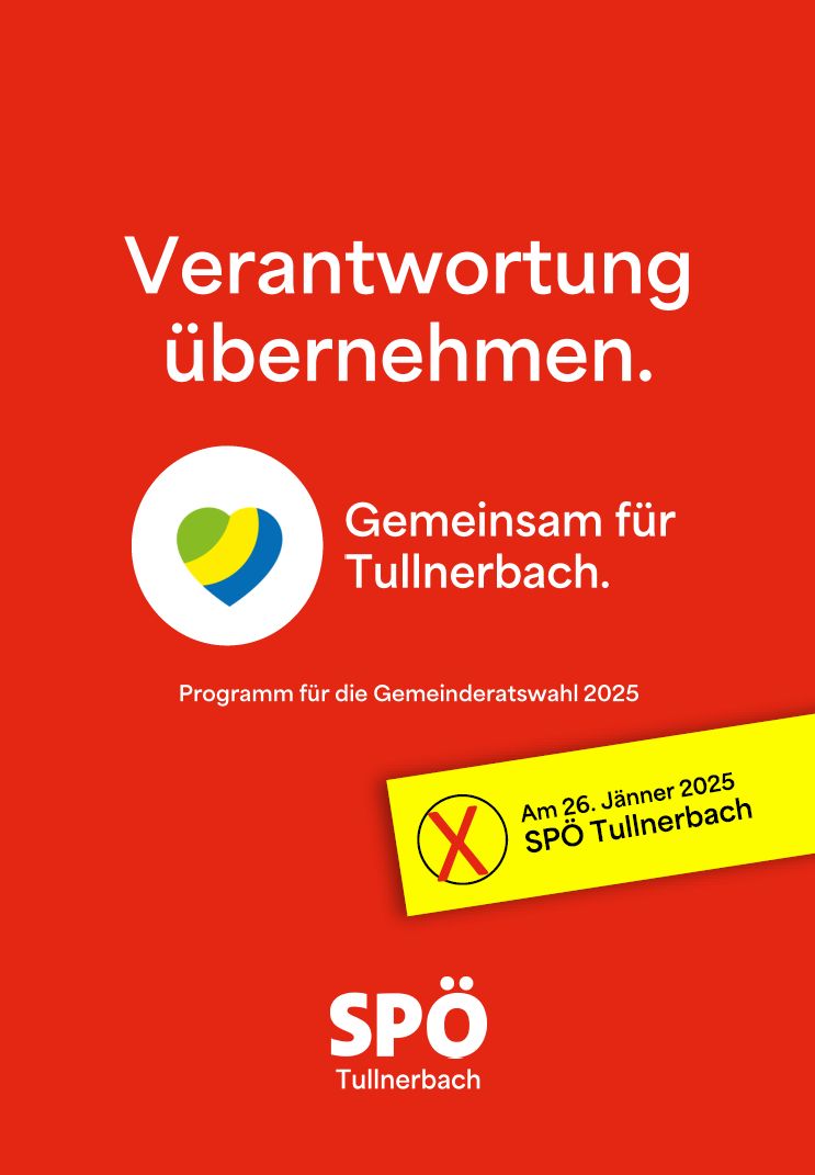 Titelseite vom Wahlprogramm 